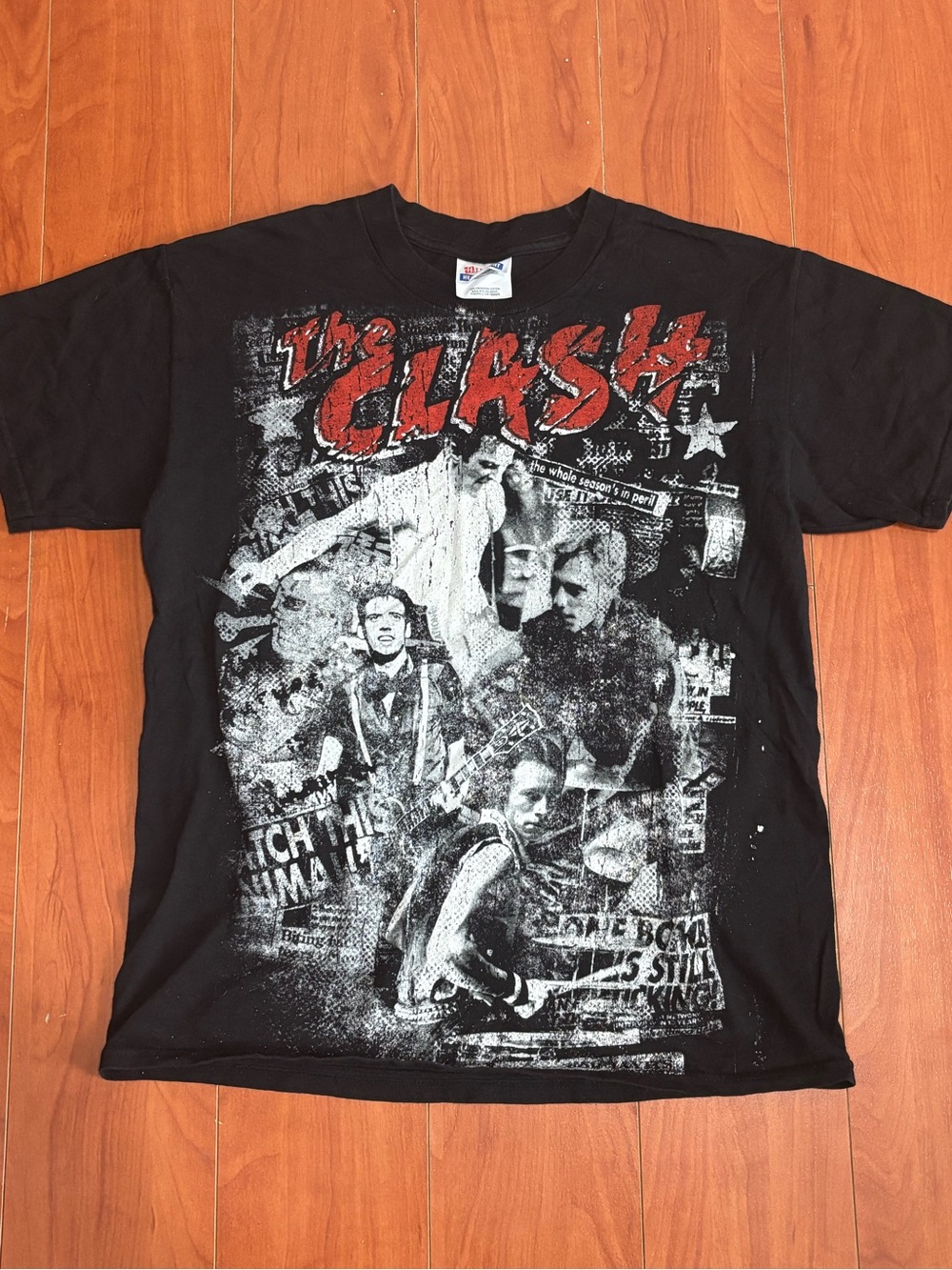 The Clash Black Graphic Band T-Shirt
